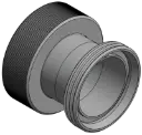IBC adapter S100x8 female thread to milk thread AG stainless steel MT ...